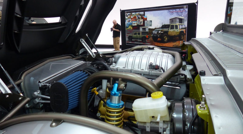 Illustration for article titled The Jeep M-715 'Five-Quarter' Is a 700+ HP Convertible Military Supertruck